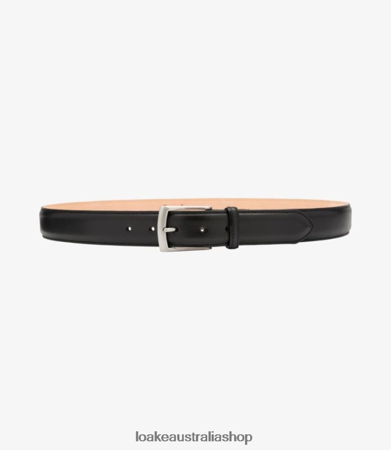 AU Loake Henry Belt Accessories Black 00L200211