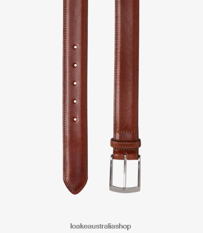 AU Loake Henry Belt Accessories Conker Brown 00L200208