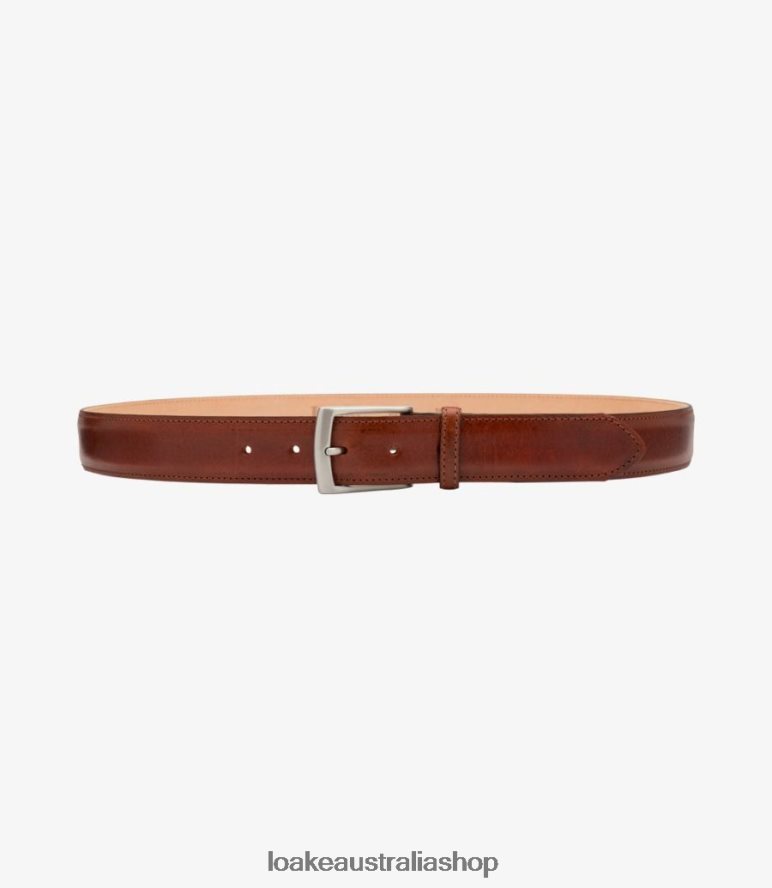 AU Loake Henry Belt Accessories Conker Brown 00L200208