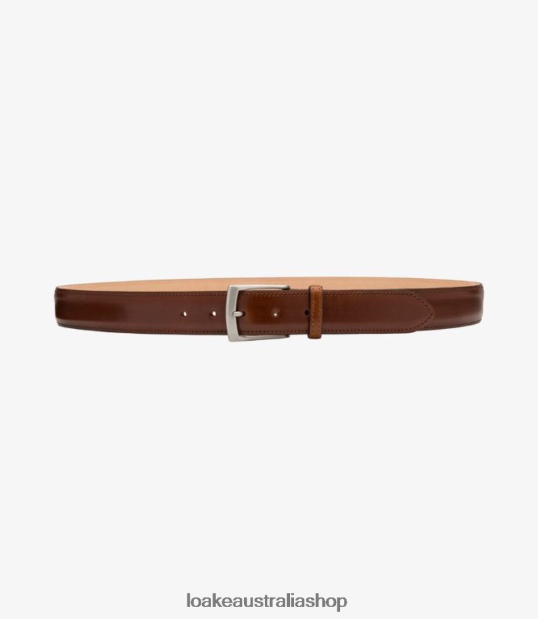 AU Loake Henry Belt Accessories Mahogany 00L200206