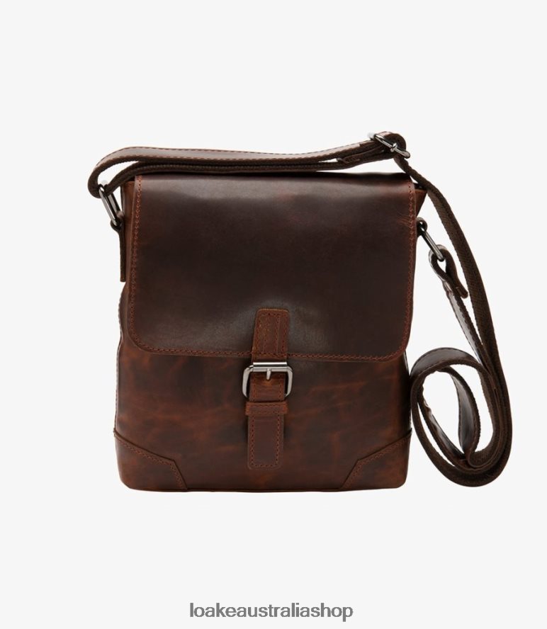 AU Loake Shoreditch Bag Leather Brown 00L200230