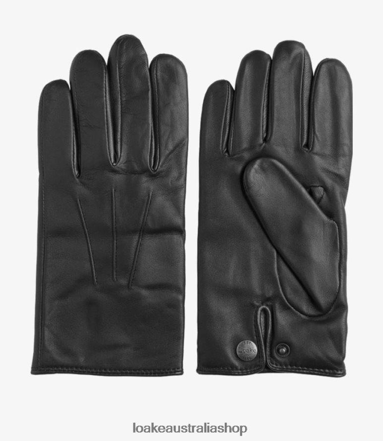 AU Loake Shackleton Gloves Leather Black 00L200243