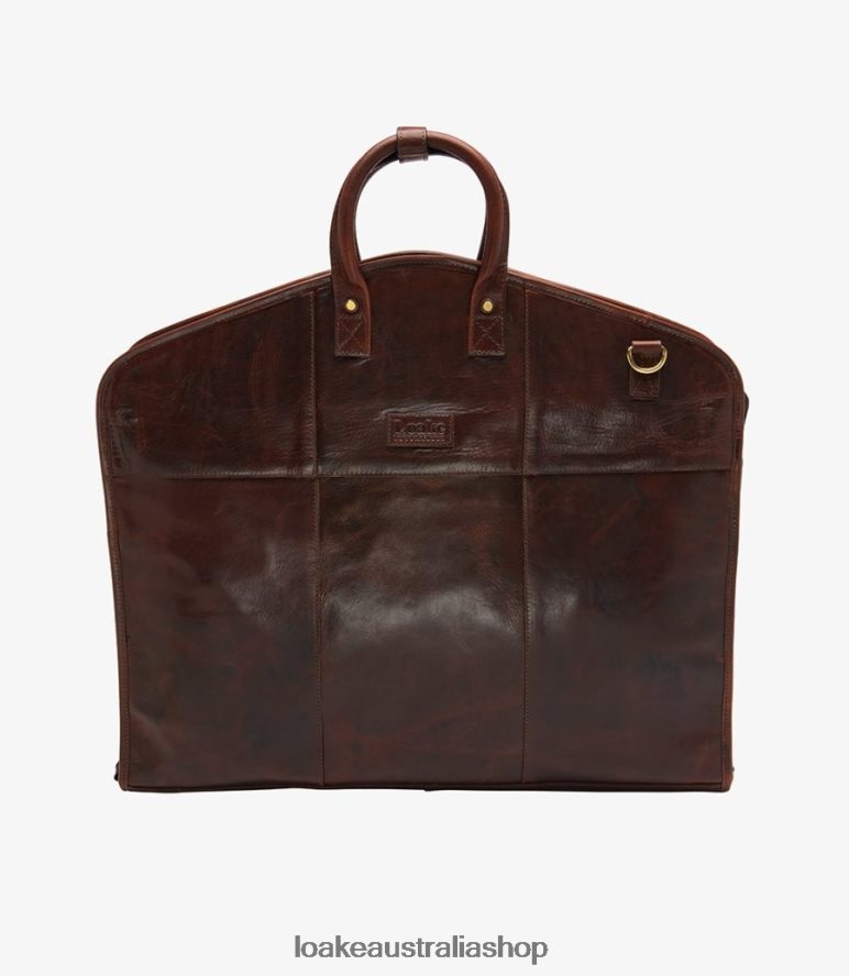 AU Loake London Suit Carrier Leather Brown 00L200224