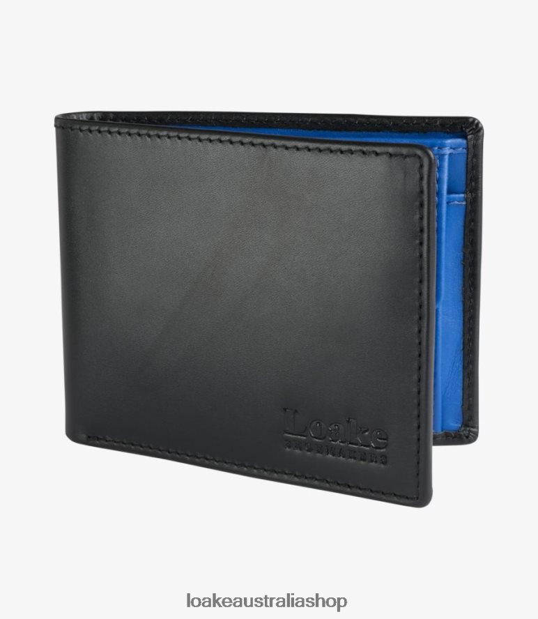 AU Loake Barclay Wallet Leather Black 00L200236