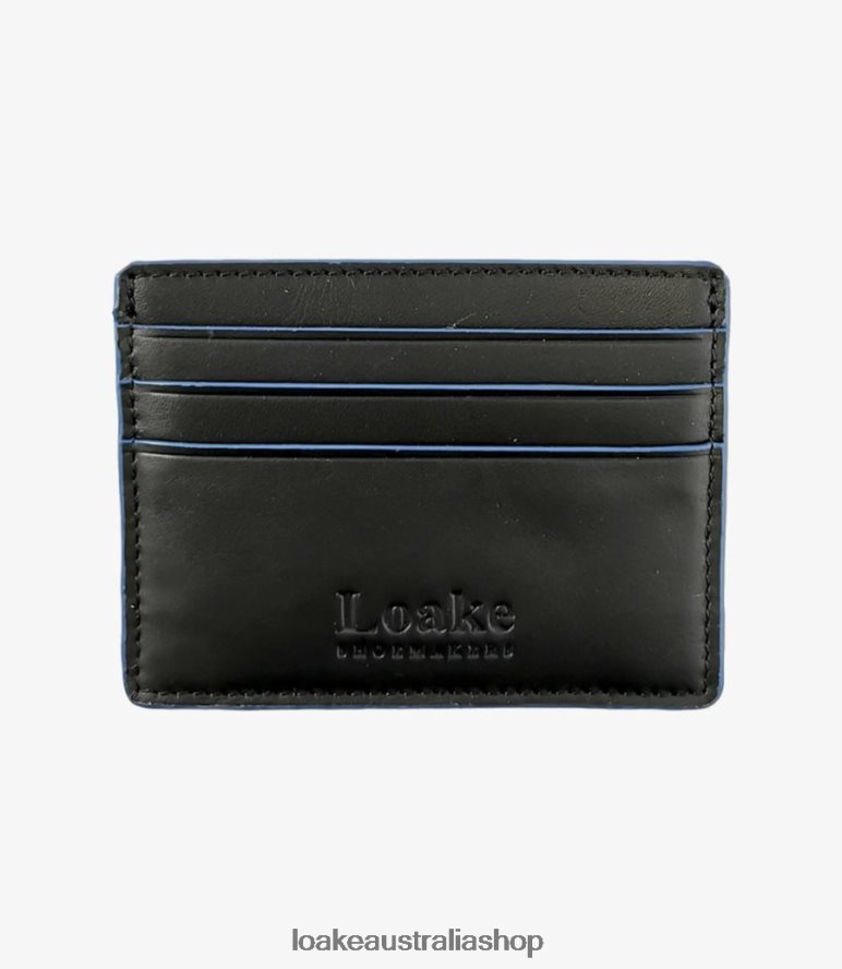 AU Loake Sterling Card Holder Leather Black 00L200240