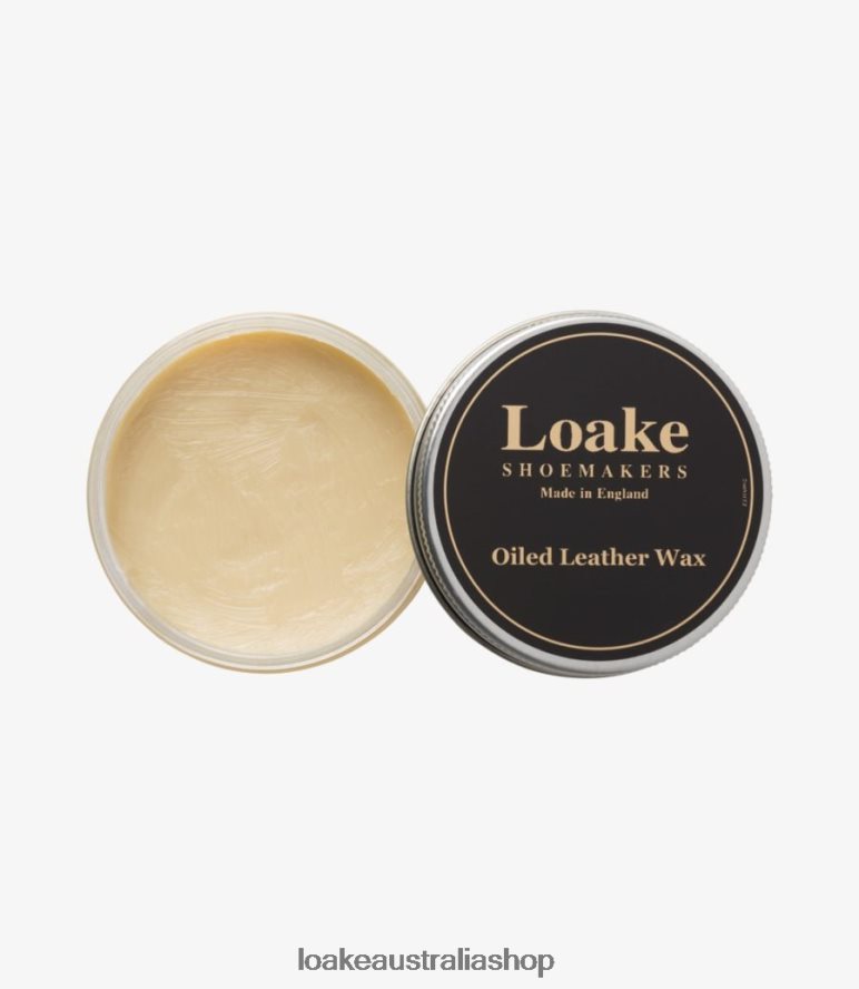 AU Loake Oiled Leather Wax Shoe Care Natural 00L200278