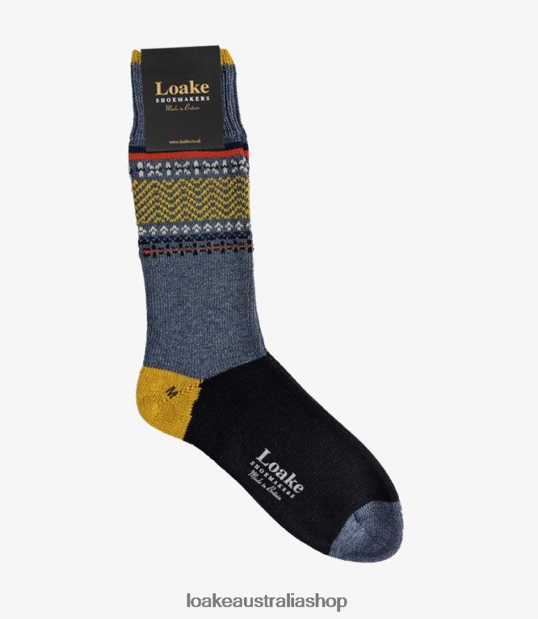 AU Loake Arran Socks Accessories Blue 00L200246
