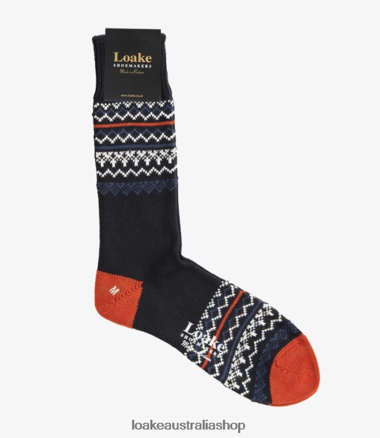 AU Loake Skye Socks Accessories Navy 00L200247