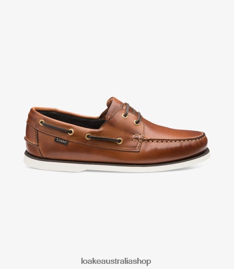 AU Loake 528 Boat Shoes Cedar 00L20078