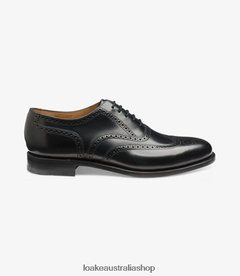 AU Loake 202 Brogues Black 00L20023