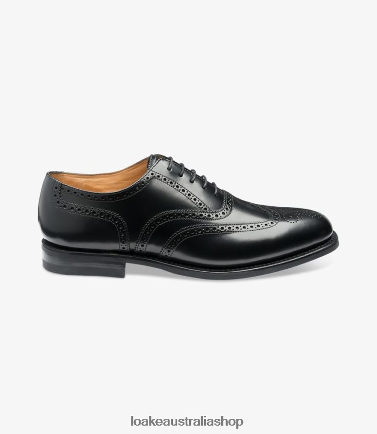 AU Loake 302 Brogues Black 00L20025