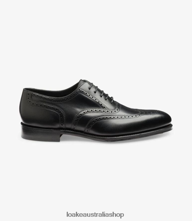 AU Loake Buckingham Brogues Black 00L2009