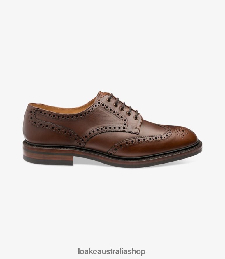 AU Loake Chester Brogues Brown 00L2001