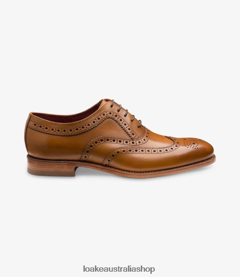 AU Loake Fearnley Brogues Tan 00L20016