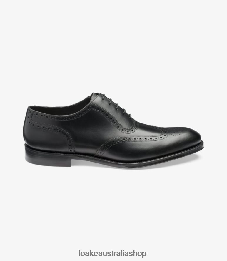 AU Loake Hodges Brogues Black 00L20010