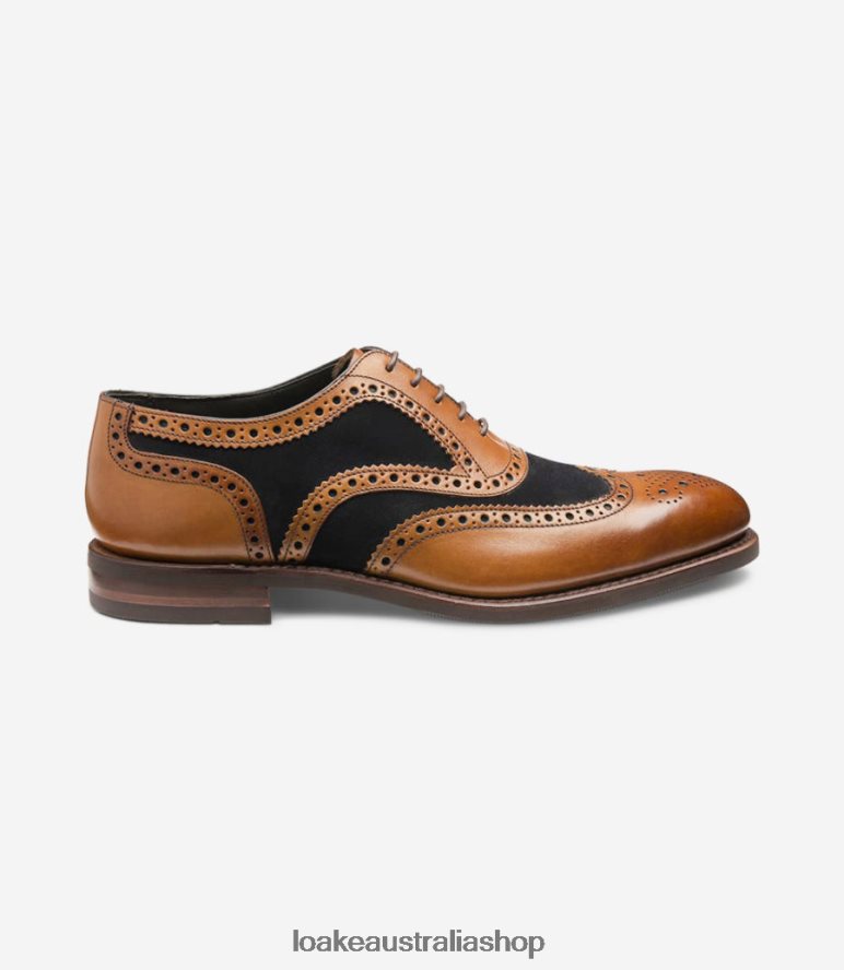 AU Loake Kerridge Brogues Tan 00L20017