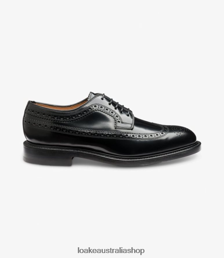 AU Loake Royal Brogues Black 00L20013