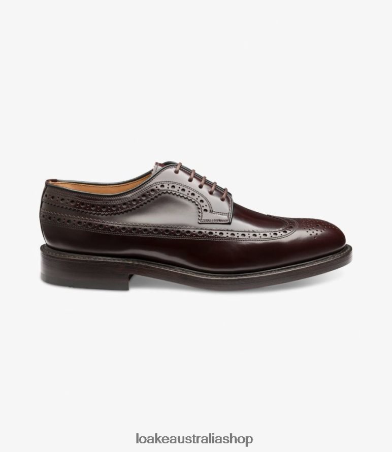 AU Loake Royal Brogues Burgundy 00L20012