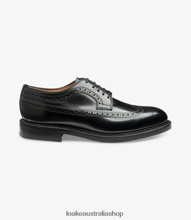 AU Loake Sovereign Brogues Black 00L20011