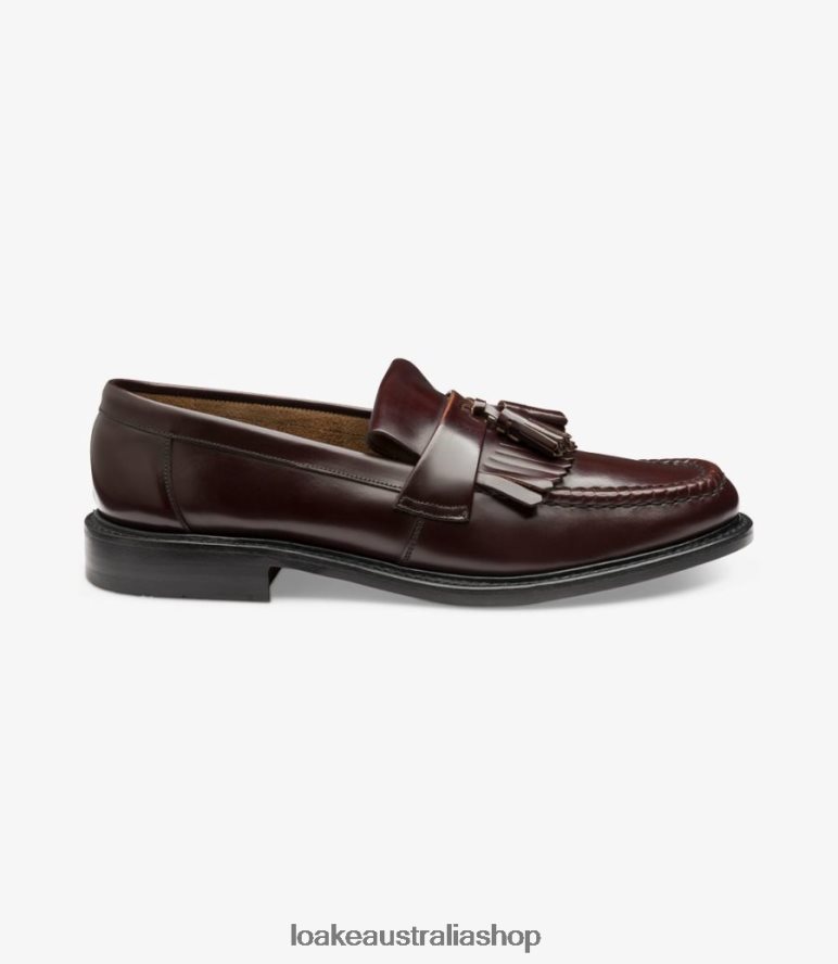 AU Loake Brighton Loafers Burgundy 00L20051