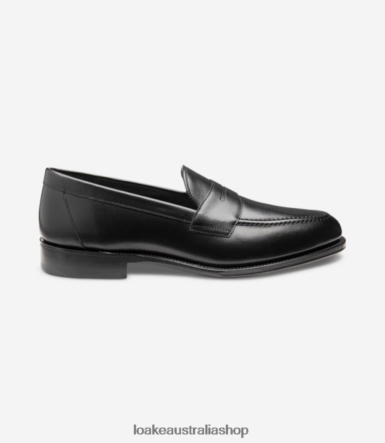 AU Loake Hornbeam Loafers Carbon Black 00L20047