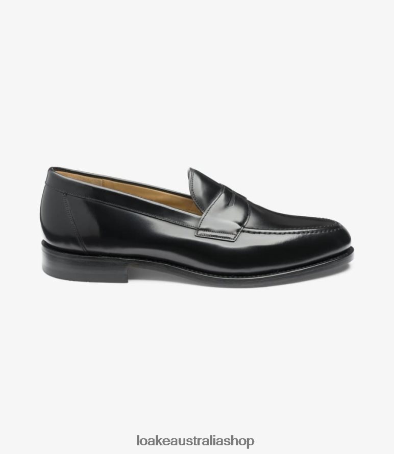 AU Loake Imperial Loafers Black 00L20056