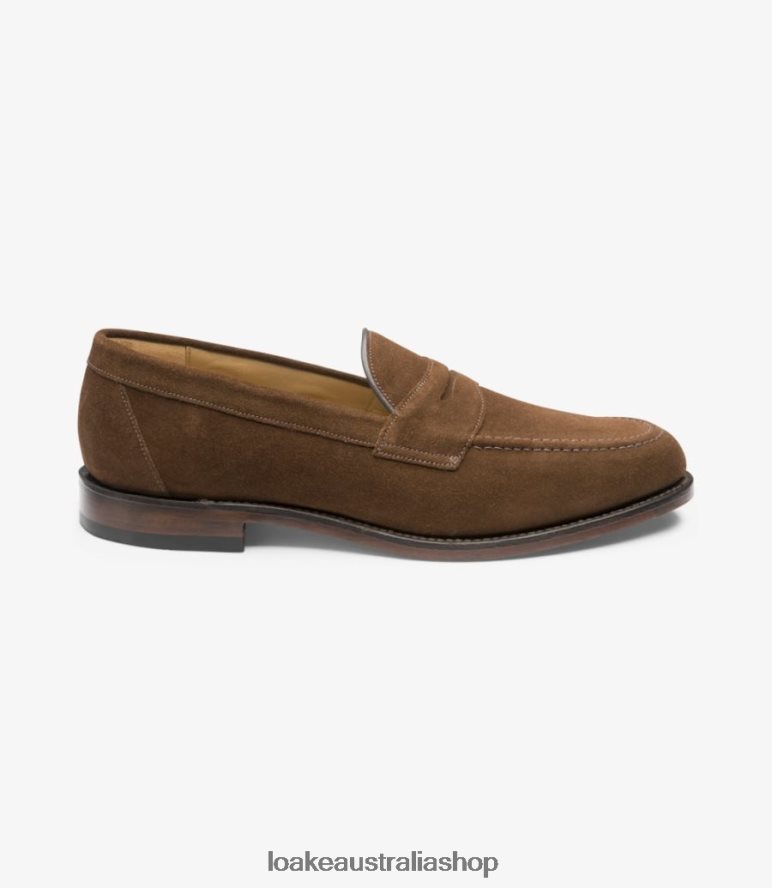 AU Loake Imperial Loafers Brown Suede 00L20055