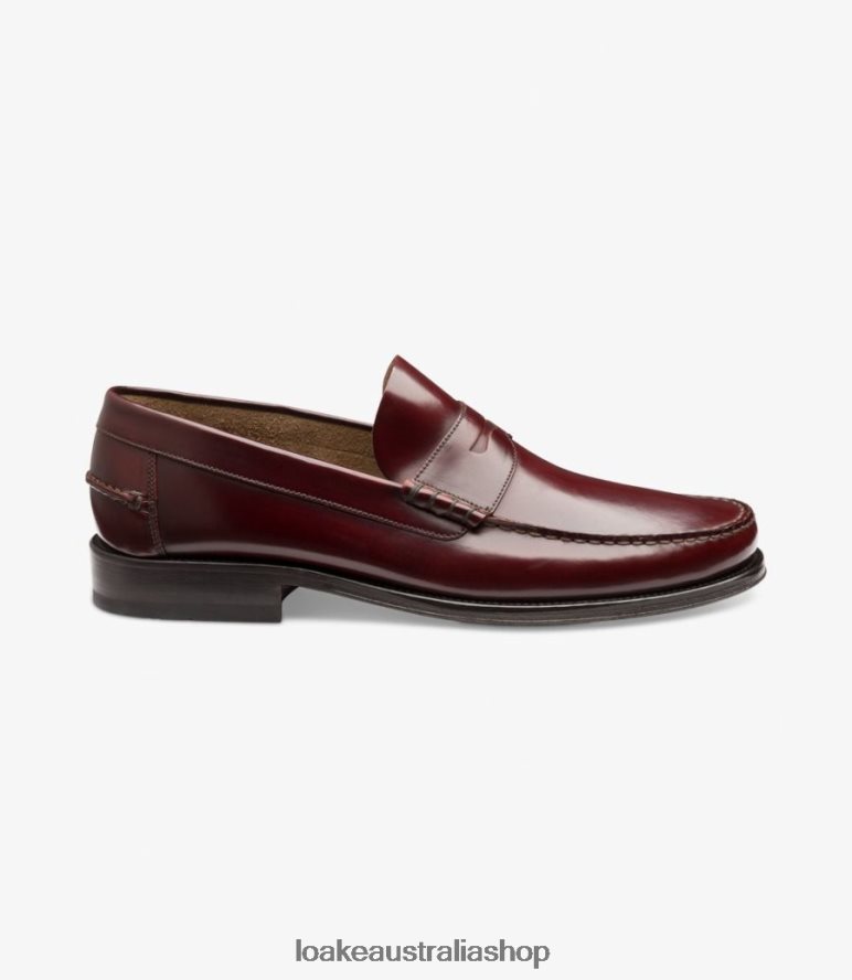AU Loake Princeton Loafers Burgundy 00L20061