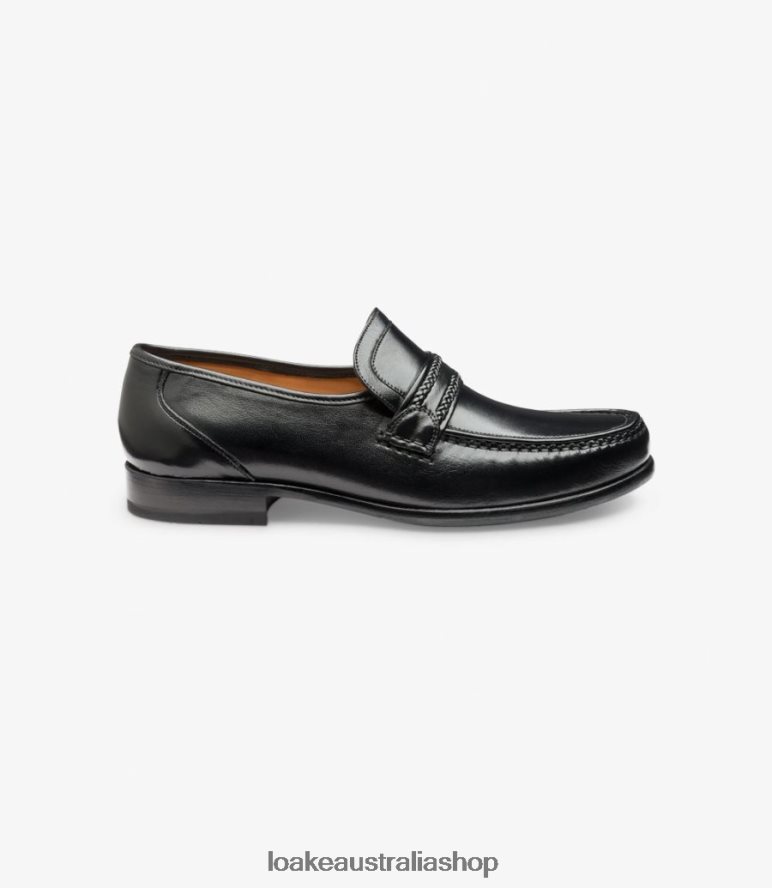 AU Loake Rome Loafers Black 00L20065