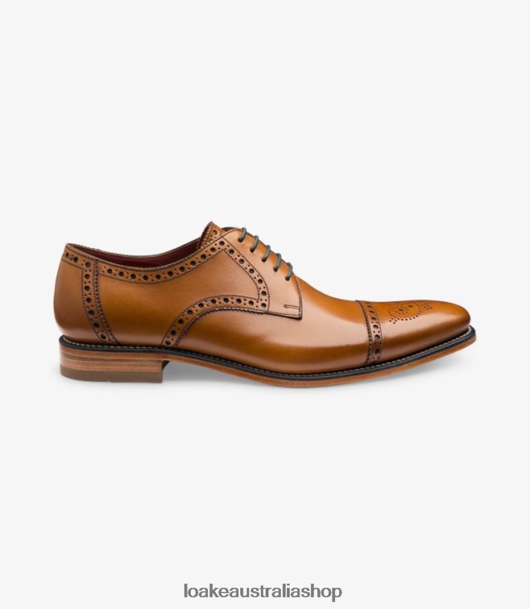 AU Loake Foley Semi Brogues Tan 00L200176