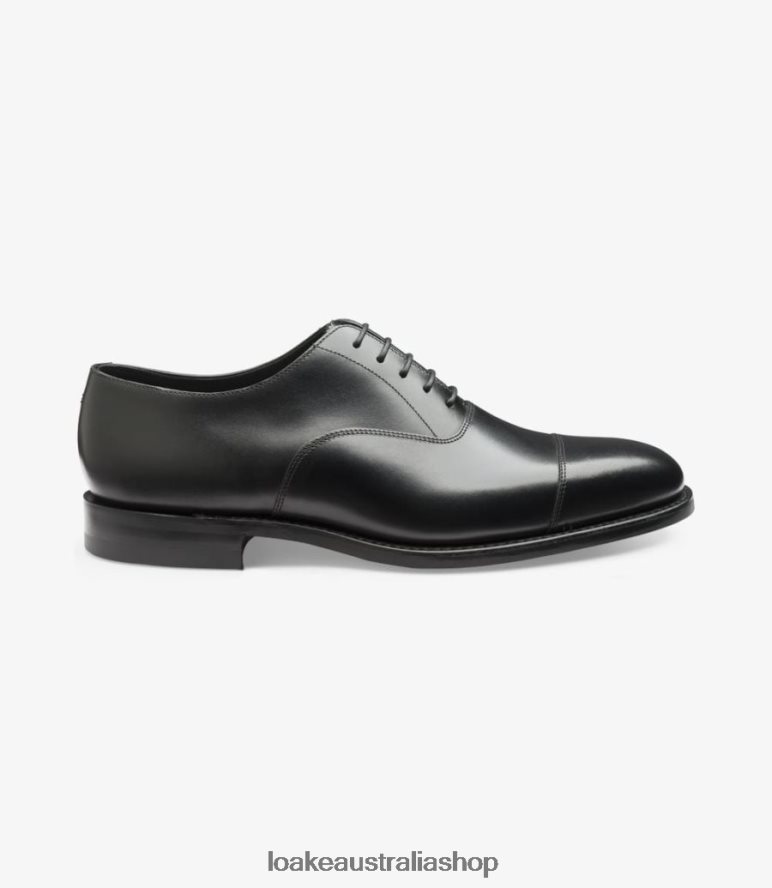AU Loake Aldwych Toe Caps Black 00L200180