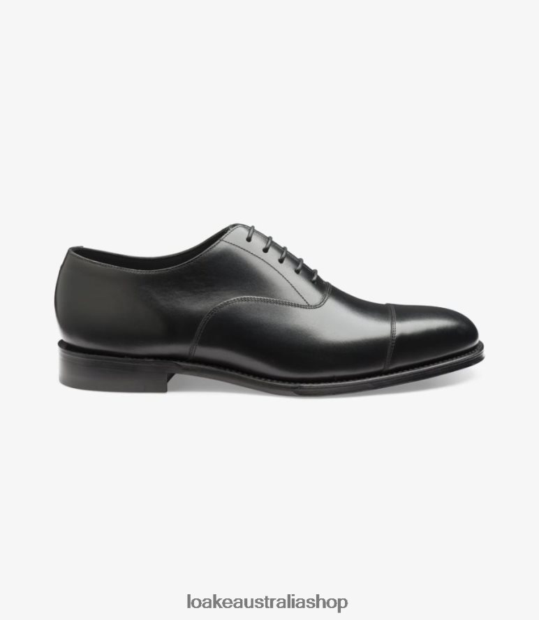 AU Loake Aldwych Toe Caps Black 00L200183