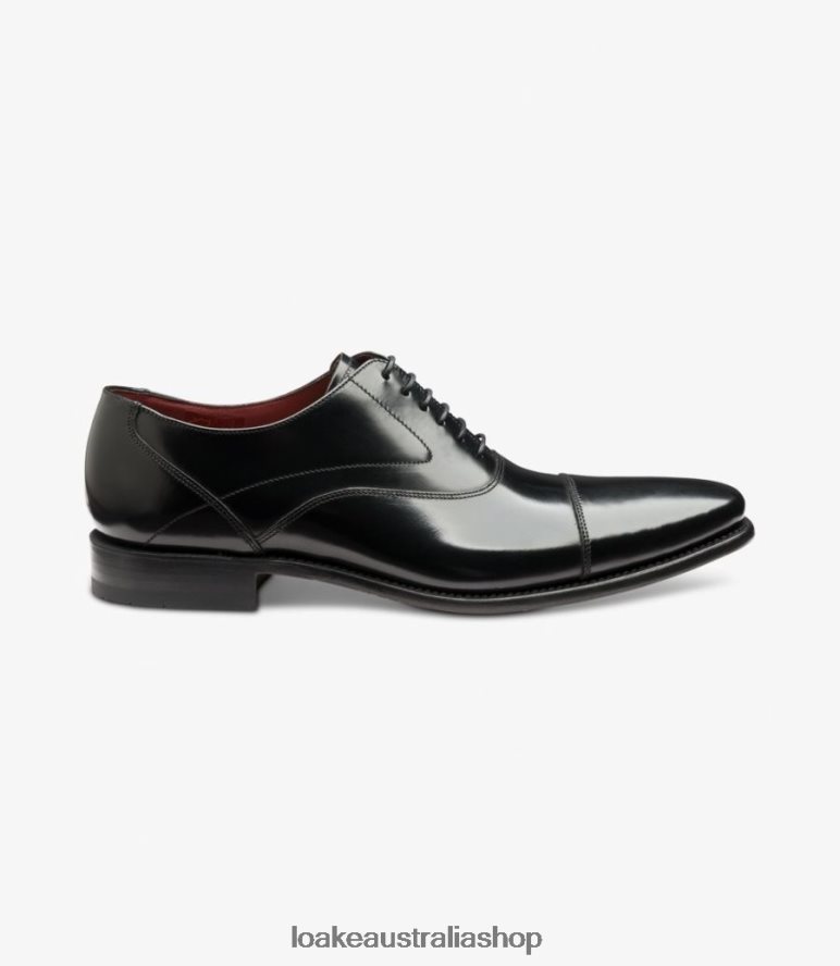 AU Loake Sharp Toe Caps Black 00L200192