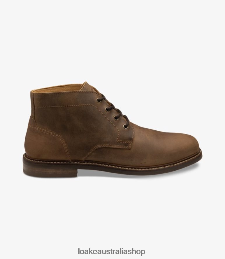 AU Loake Gilbert Boots Brown Nubuck 00L200121