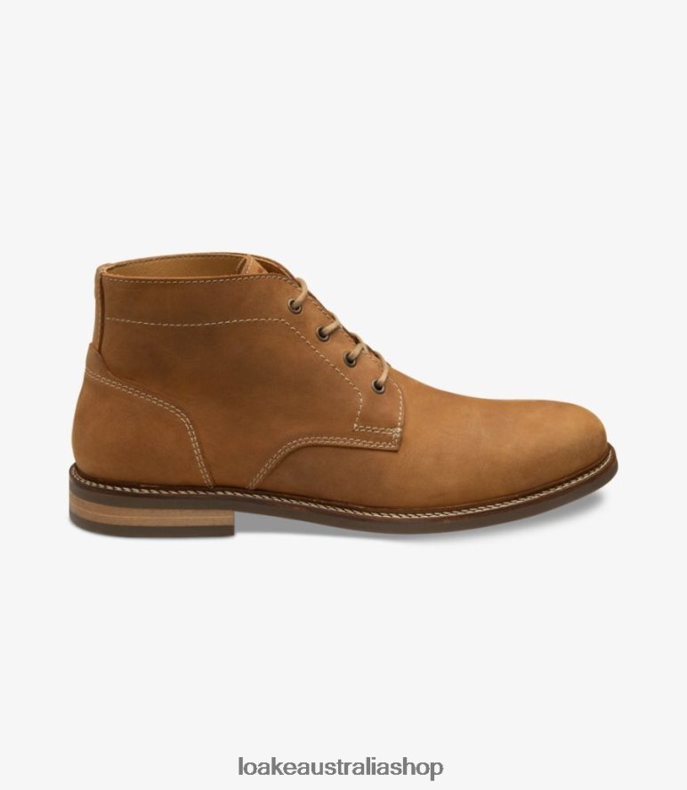 AU Loake Gilbert Boots Tan Nubuck 00L200119
