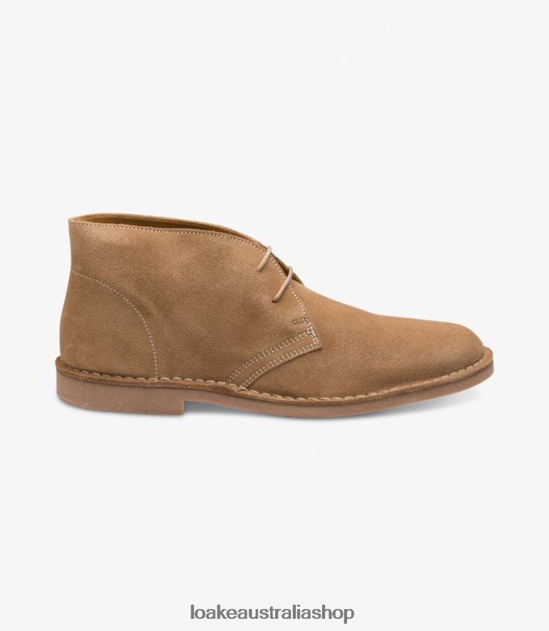 AU Loake Sahara Boots Tan Suede 00L200135